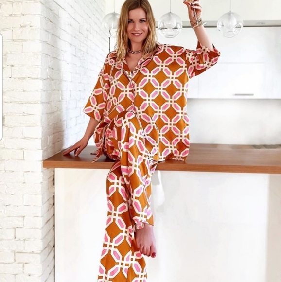 Zara Pajama pants + top Co-Ord set - Picture 15 of 16